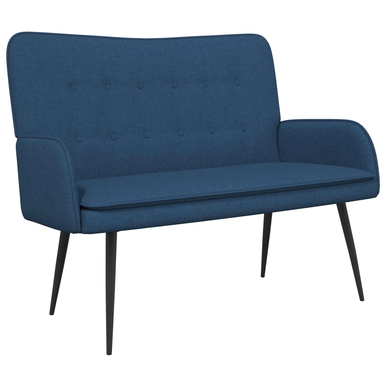 Sofa za dvije osobe Plava 115 x 61 x 87 cm tkanina