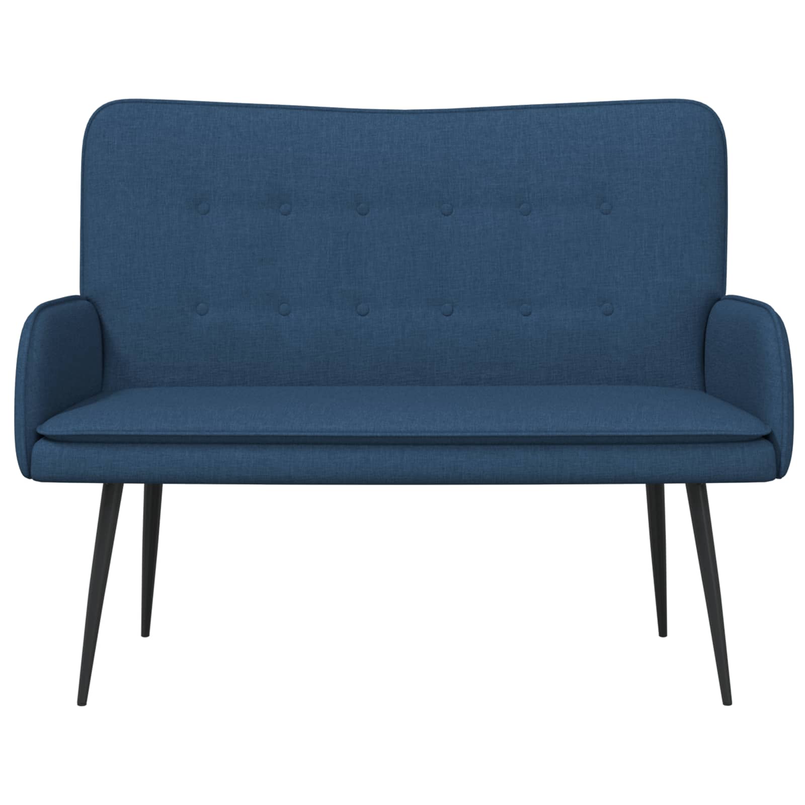 Sofa za dvije osobe Plava 115 x 61 x 87 cm tkanina