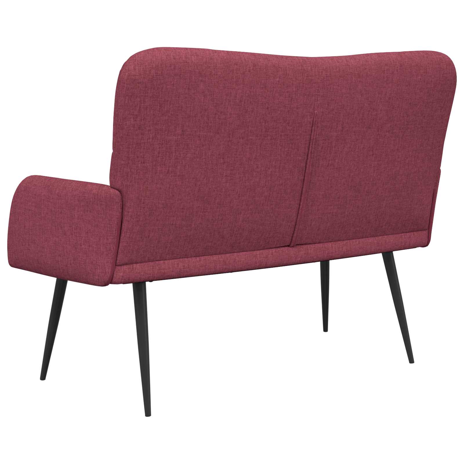 Sofa za dvije osobe Vinska crvena 115 x 61 x 87 cm Tkanina