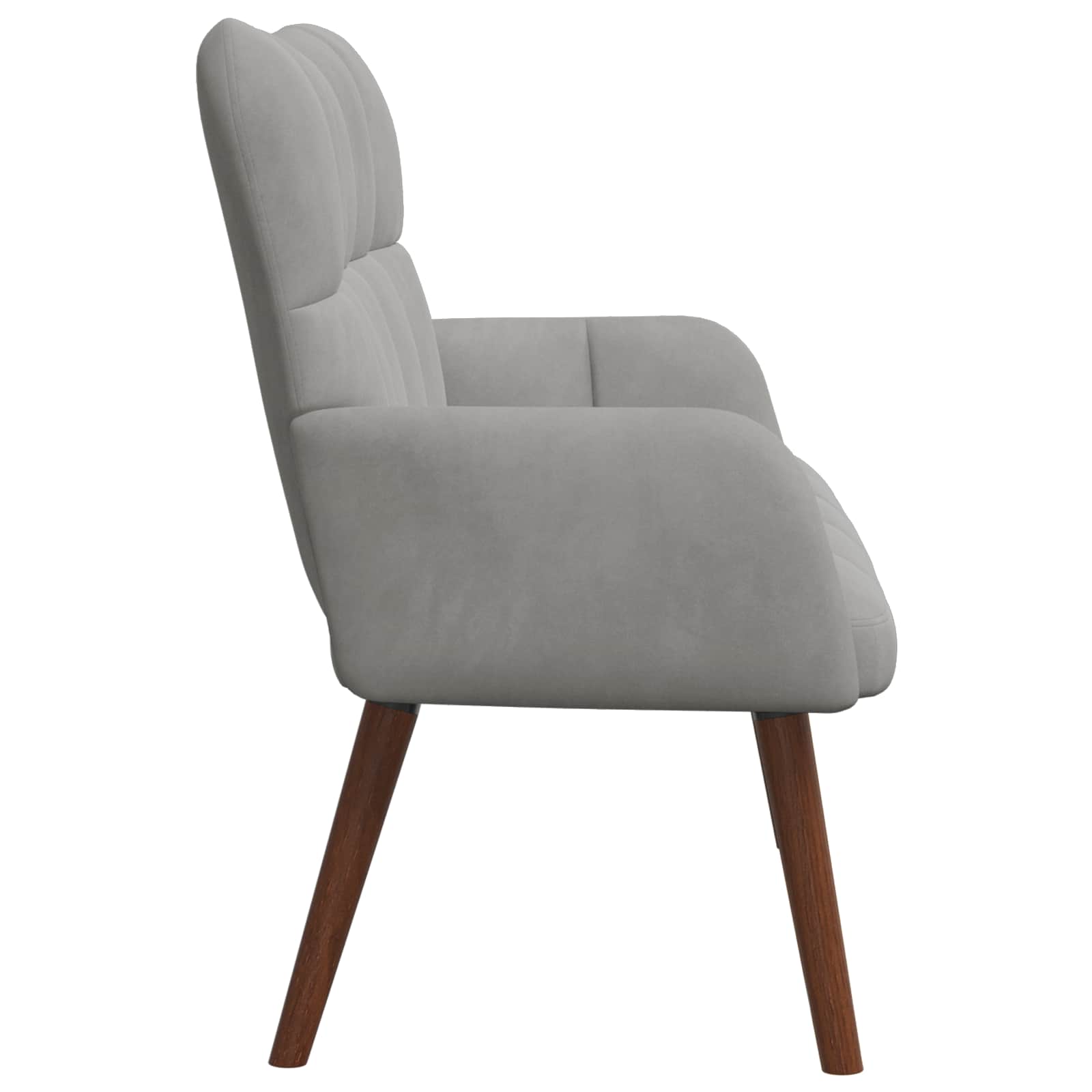 Sofa za dvije osobe Svjetlosiva 115 x 61 x 87 cm Baršun
