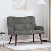 Sofa za dvije osobe Tamnosiva 115 x 61 x 87 cm Baršun