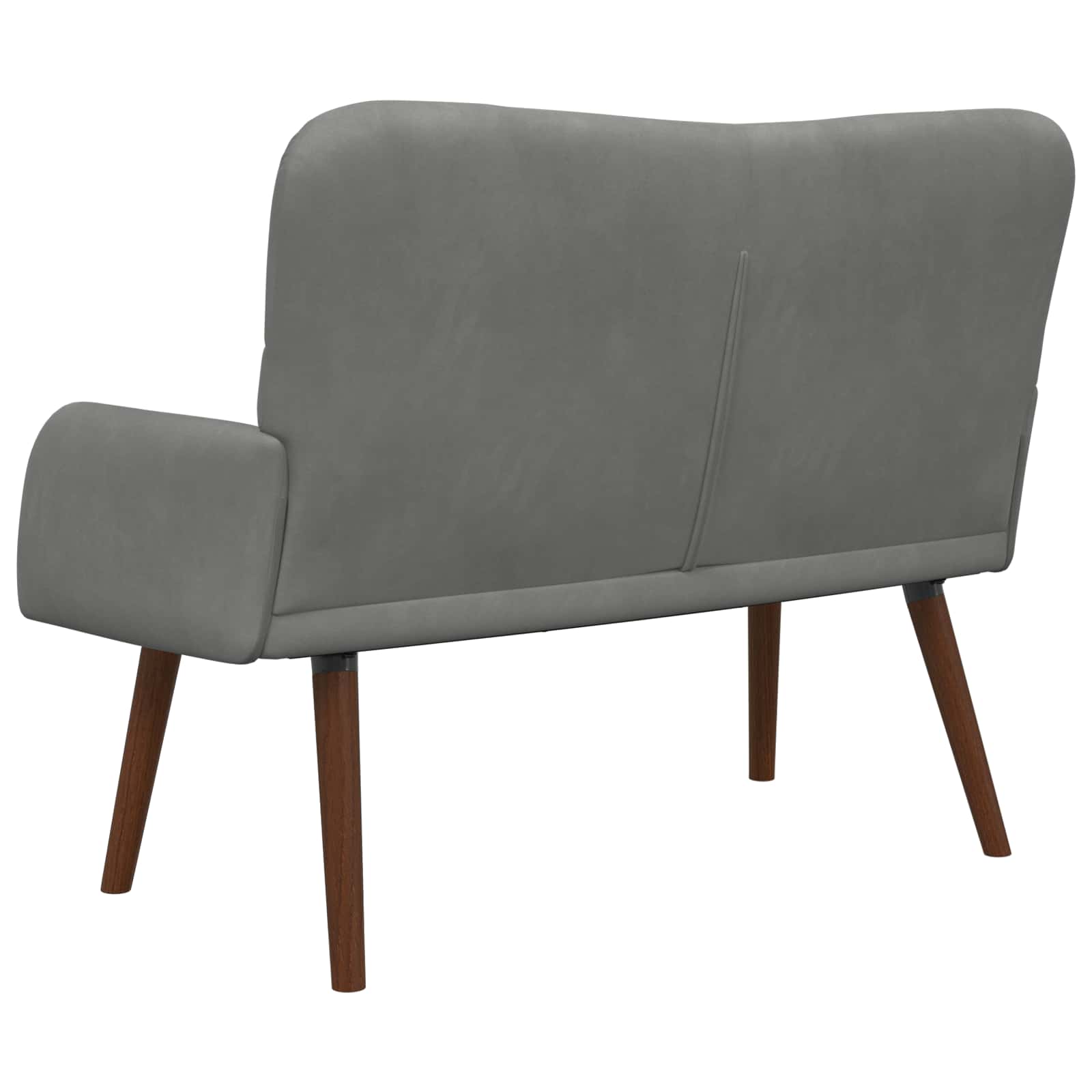 Sofa za dvije osobe Tamnosiva 115 x 61 x 87 cm Baršun