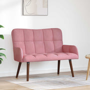 Sofa za dvije osobe Ružičasta 115 x 61 x 87 cm Baršun