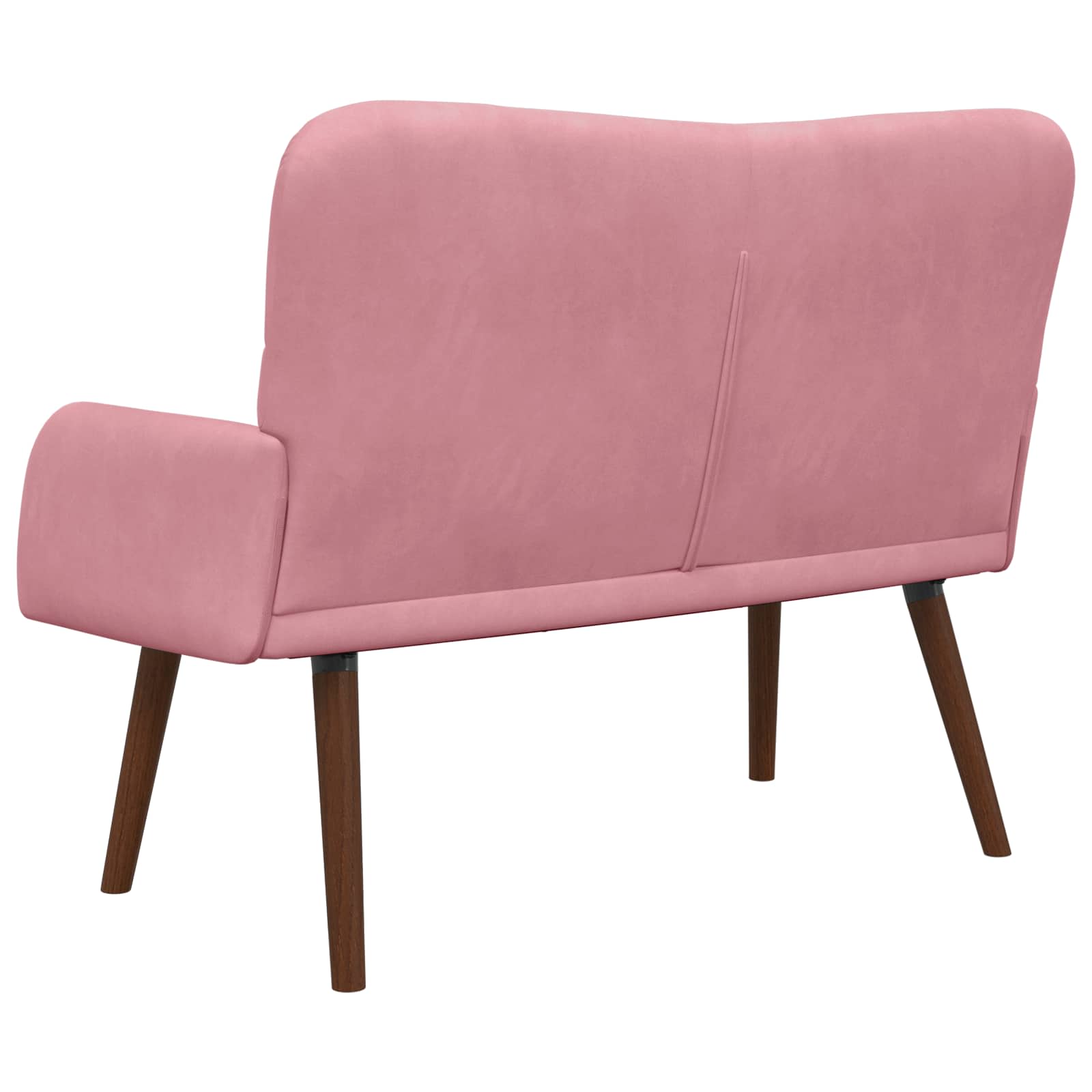 Sofa za dvije osobe Ružičasta 115 x 61 x 87 cm Baršun