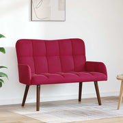 Sofa za dvije osobe Vinska crvena 115 x 61 x 87 cm Baršun