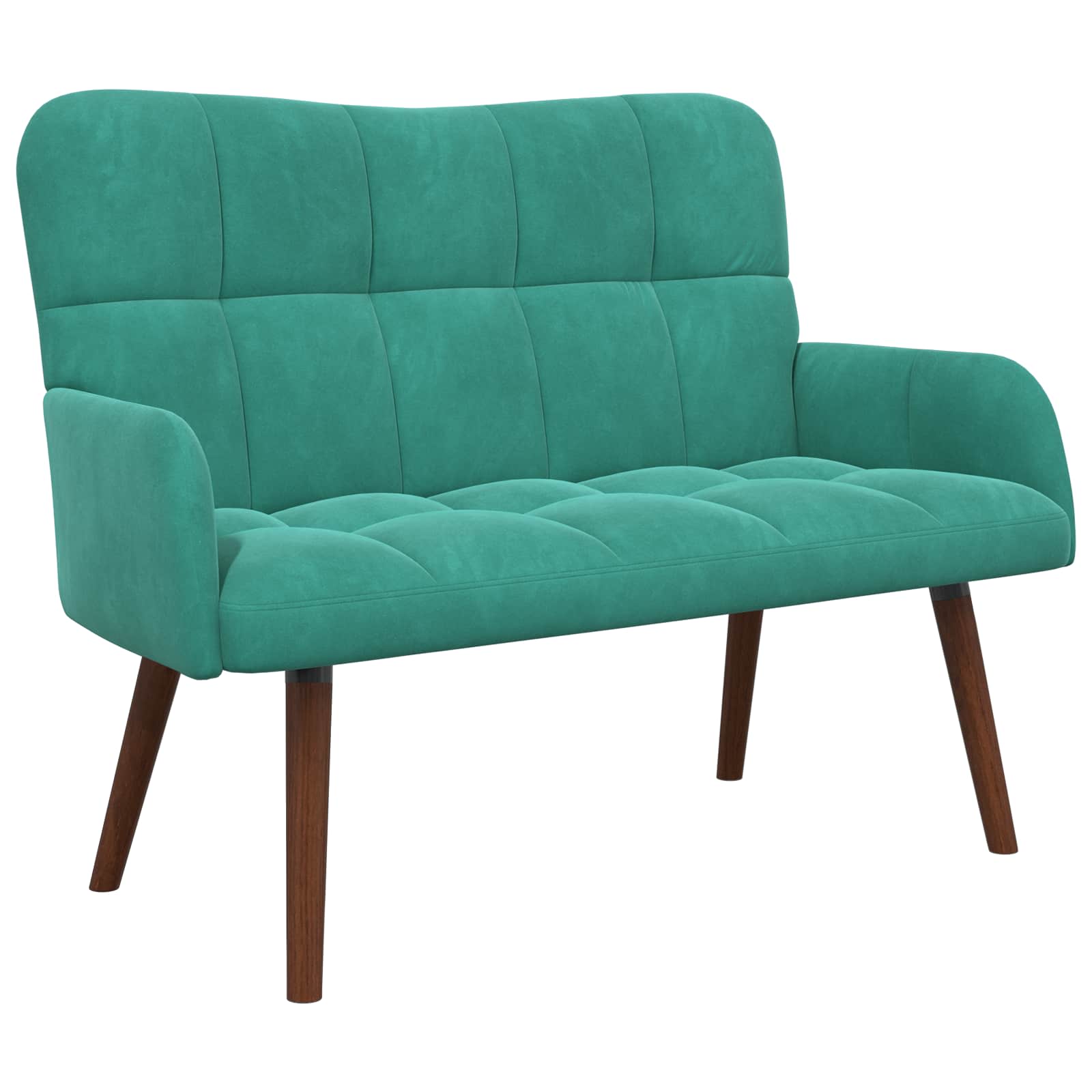 Sofa za dvije osobe Tirkizna 115 x 61 x 87 cm Baršun
