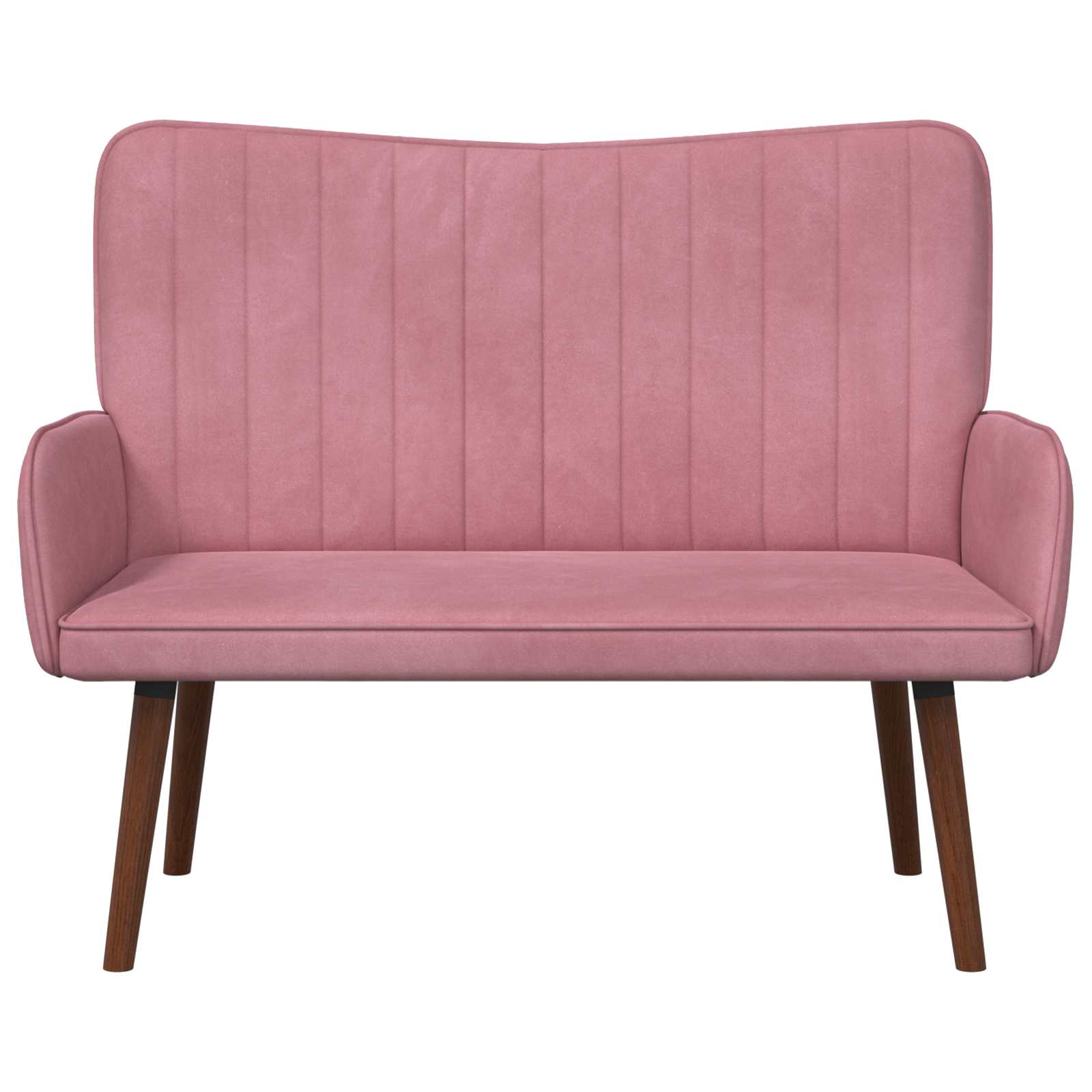 Sofa za dvije osobe Ružičasta 115 x 61 x 87 cm Baršun