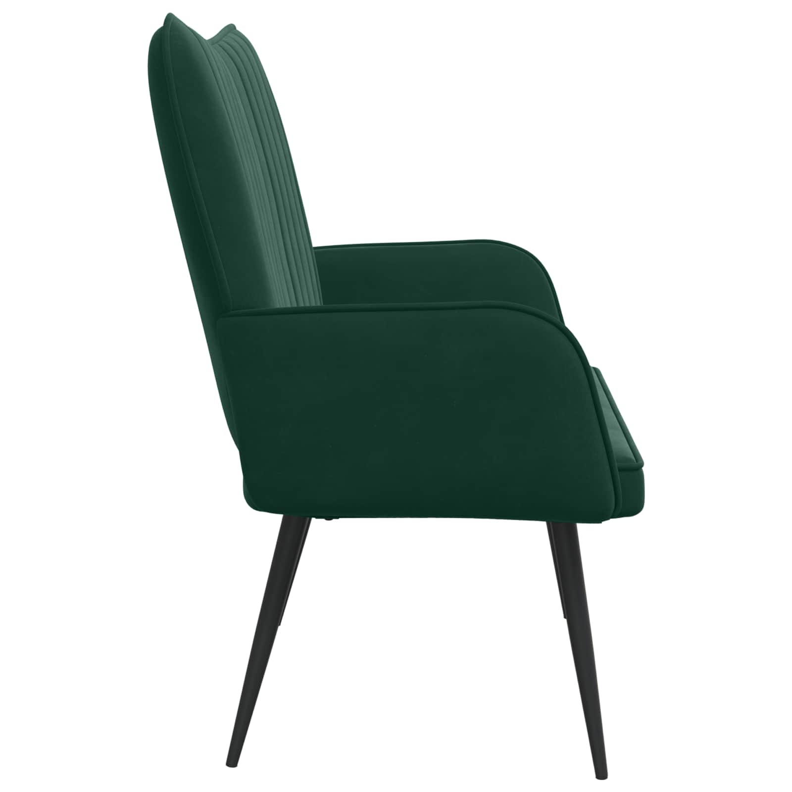 Kauč za dvoje Tamnozelena 115 x 61 x 87 cm Baršun
