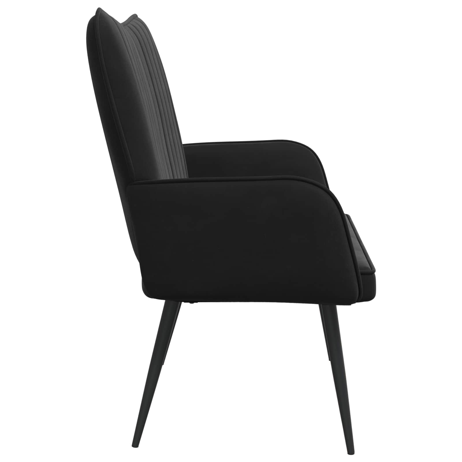 Kauč za dvoje Crna 115 x 61 x 87 cm Baršun