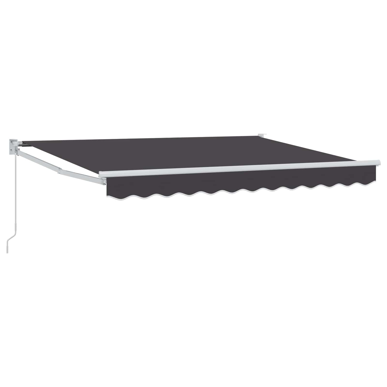 Povlačivi tende Antracit 3 x 2 m 100% Poliester i Aluminij