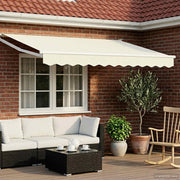 Električna retraktabilna tenda Krema 3,5 x 2 m