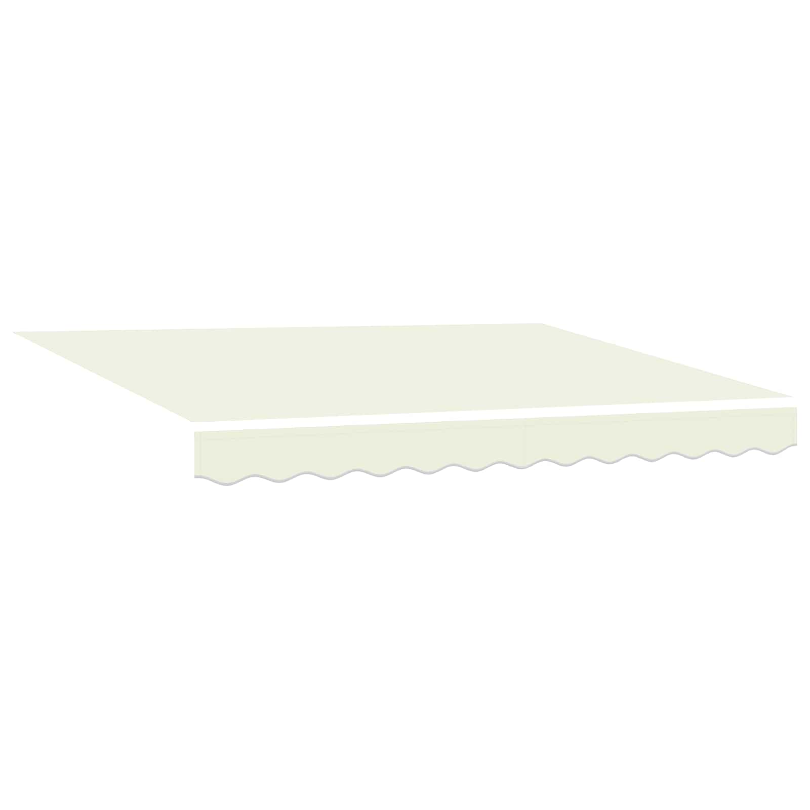Povlačivi tende Krem 2,5 x 2 m 100% Poliester i Aluminij