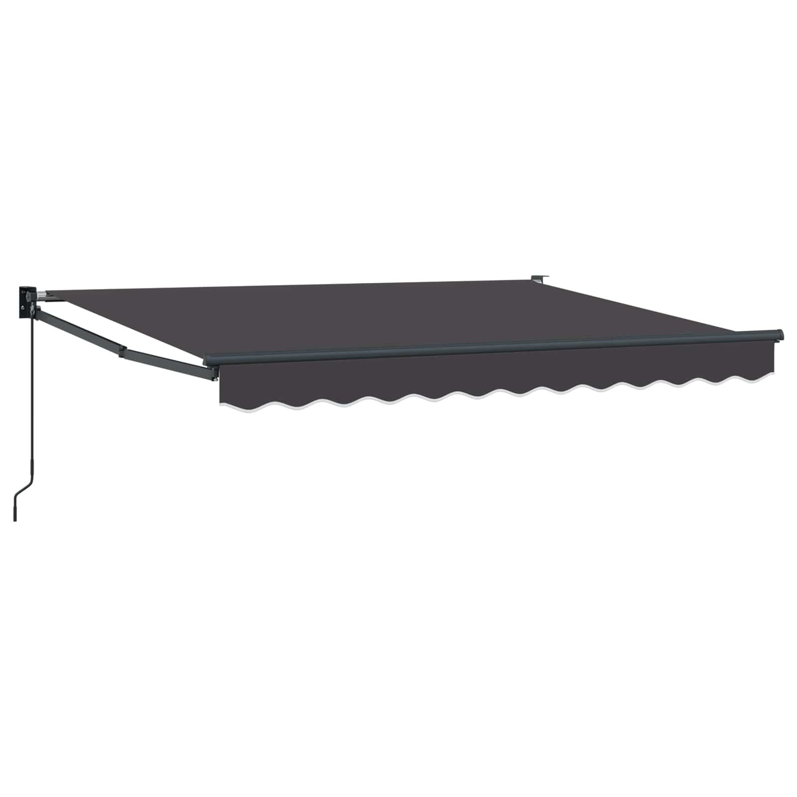 Povlačivi tende Antracit 2,5 x 2 m 100% Poliester i Aluminij