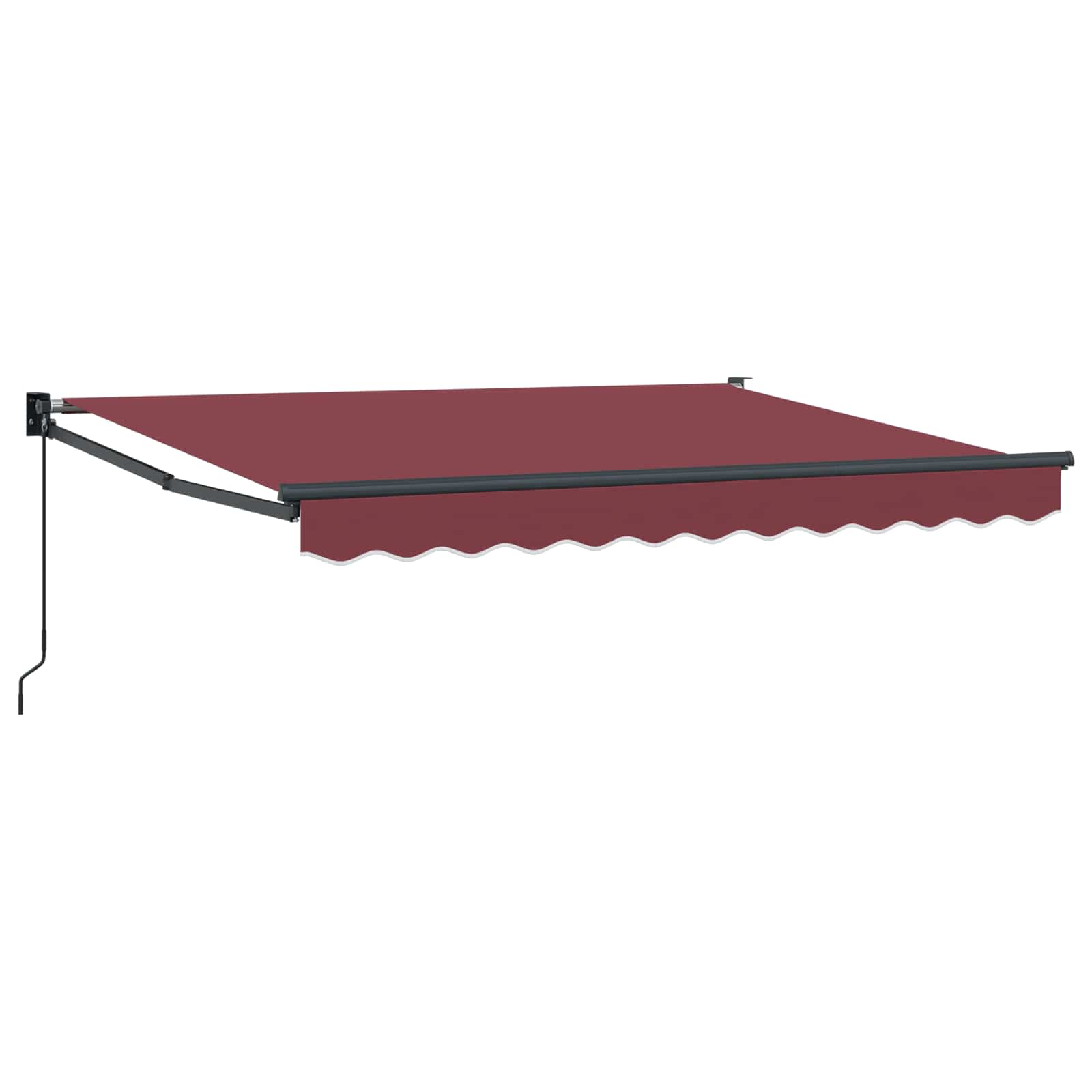 Povlačivi tende Tamno crvena 2,5 x 2 m