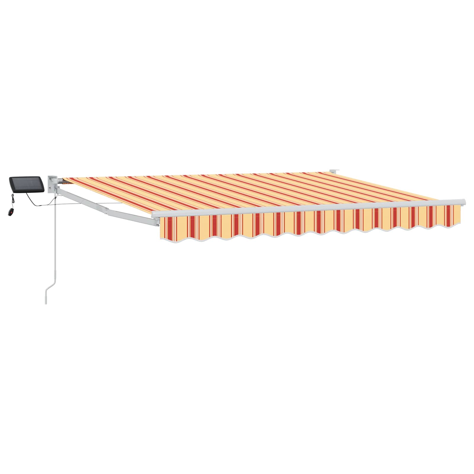 Ručna zlačivna tenda s LED diodama Šareni 3,5 x 2,5 m