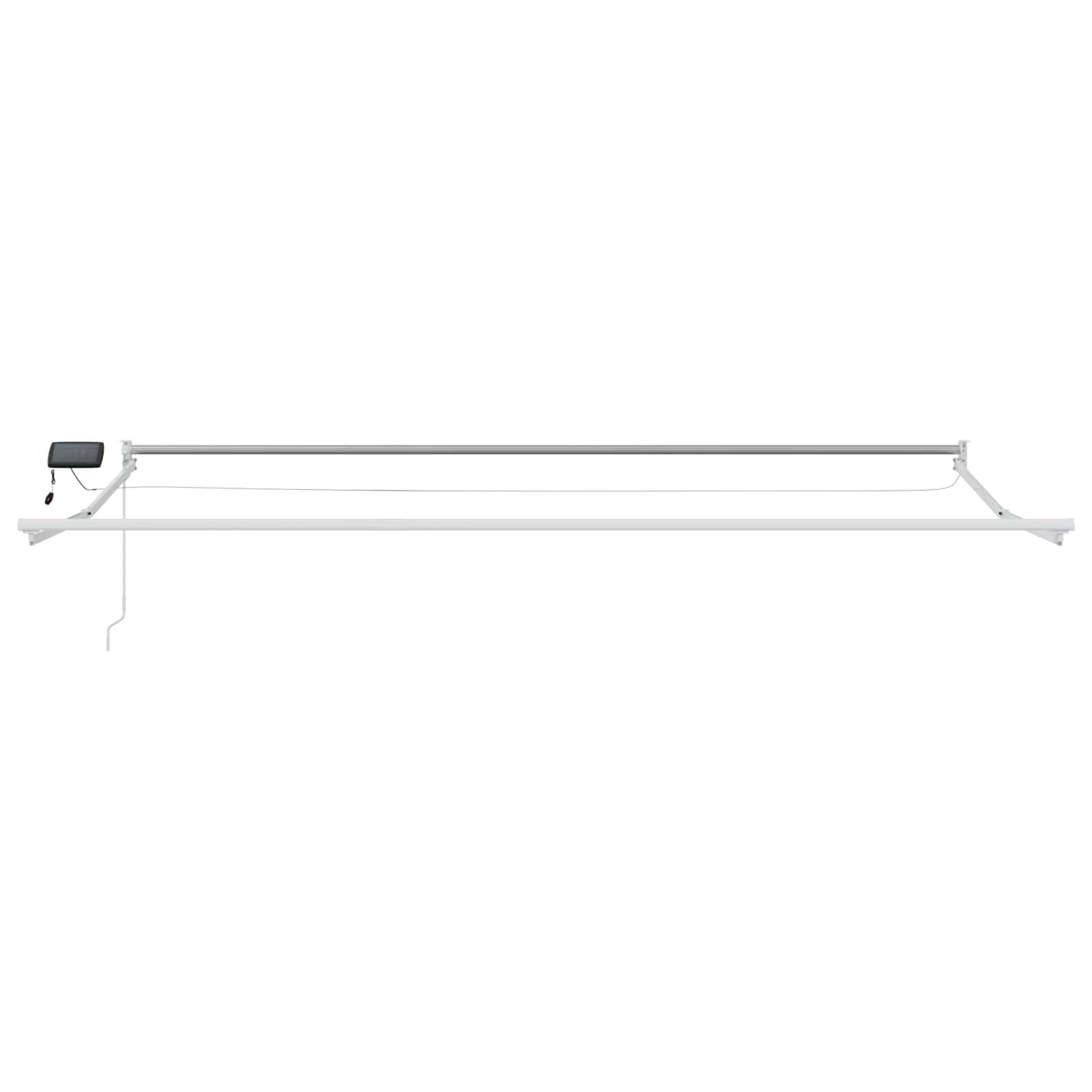 Ručna zlačivna tenda s LED diodama 4 × 3 m
