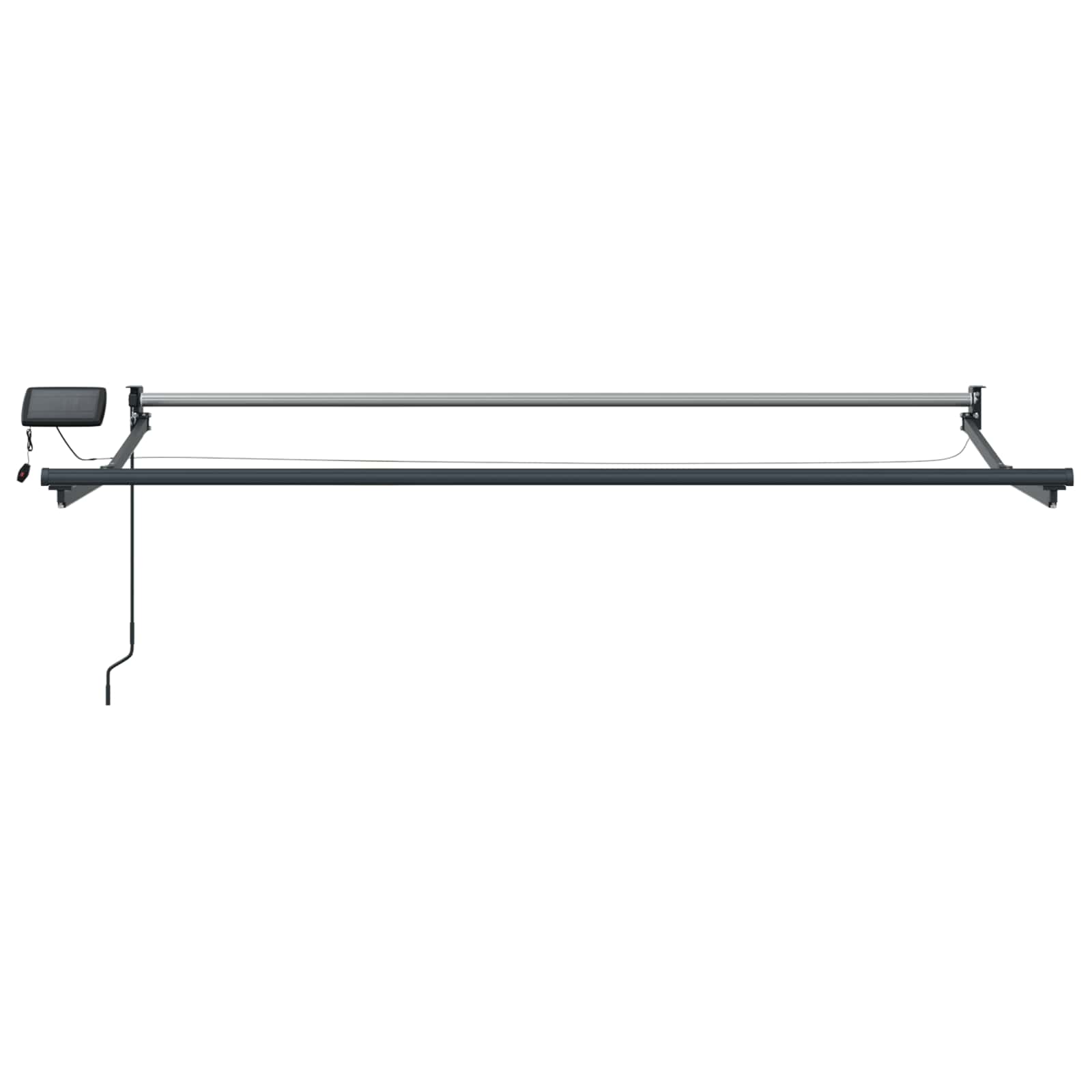 Ručna zlačivna tenda s LED diodama 3,5 x 2,5 m