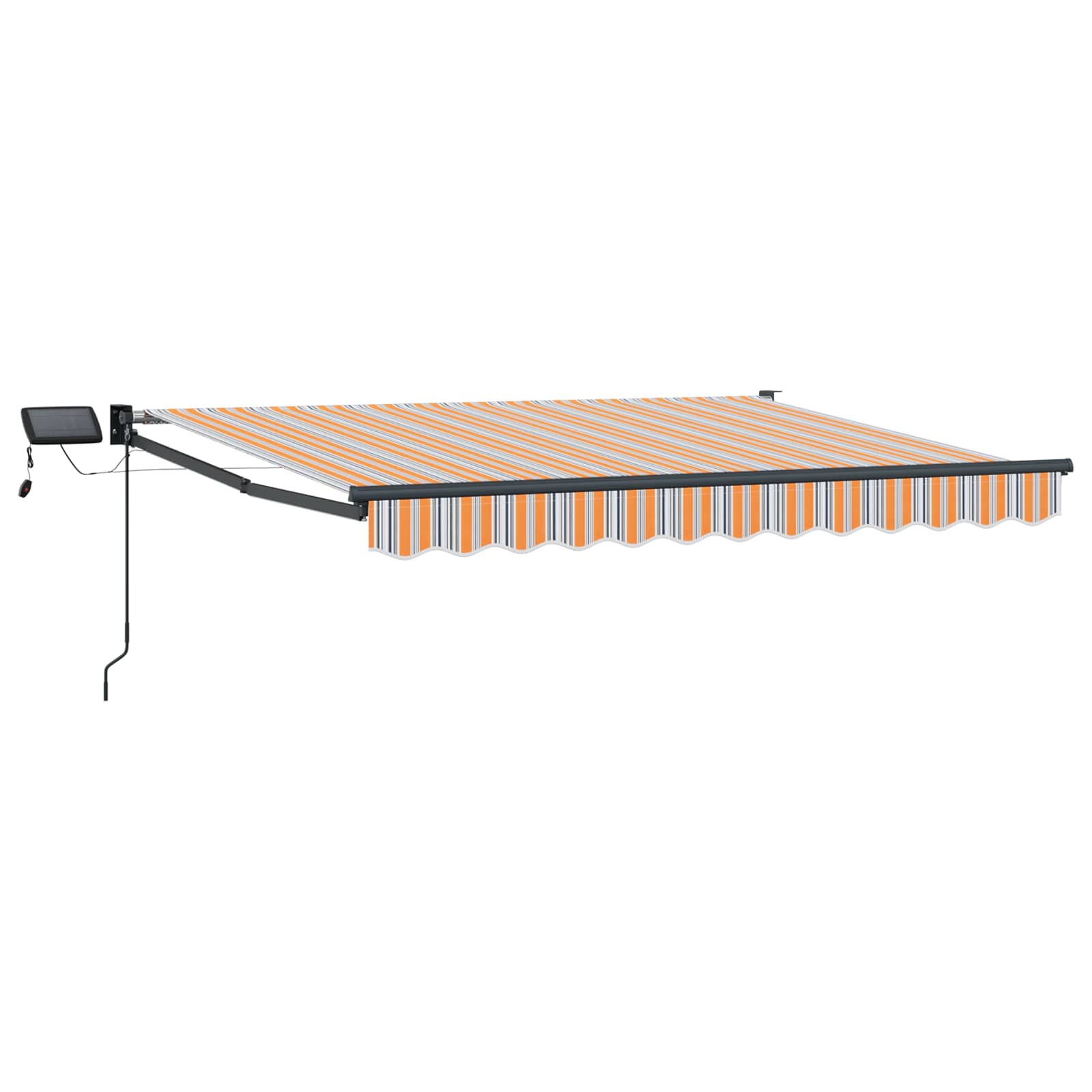 Ručna zlačivna tenda s LED diodama 3,5 x 2,5 m