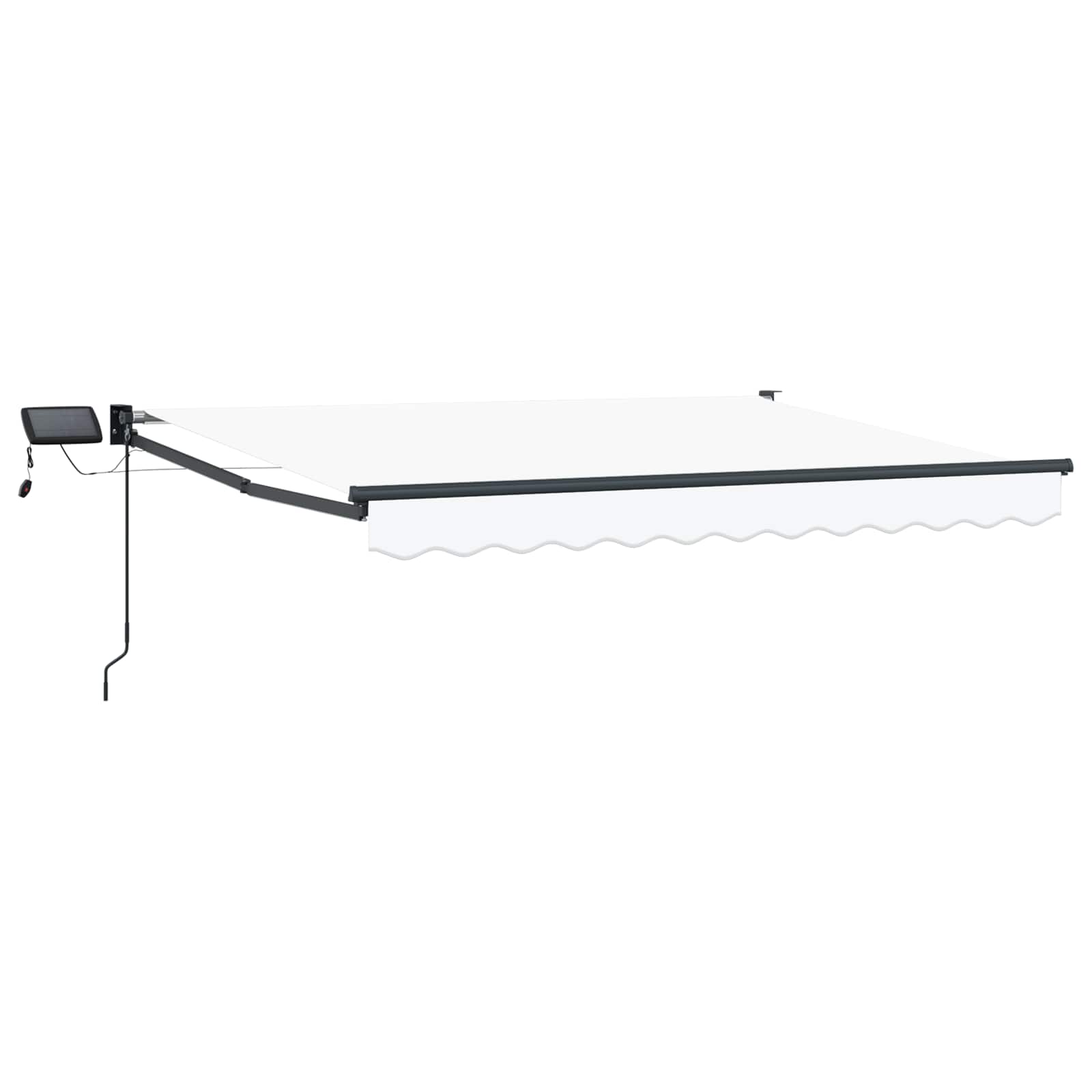Ručna zlačivna tenda s LED diodama 3,5 x 2,5 m