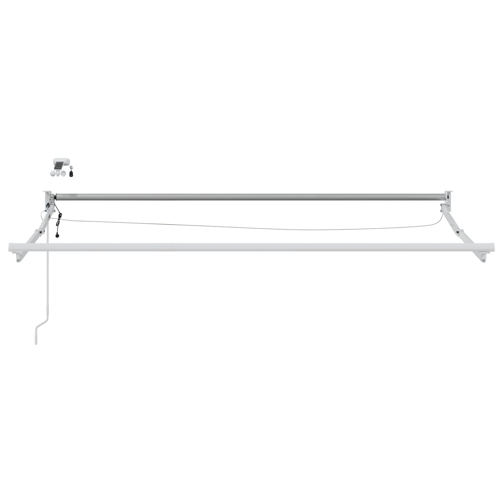 Električna retraktabilna tenda Šareni 3 x 2,5 m