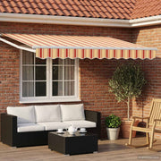 Električna retraktabilna tenda Šareni 3,5 x 2,5 m