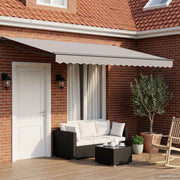 Električna retraktabilna tenda Svjetlosiva i antracit 4 x 2 m