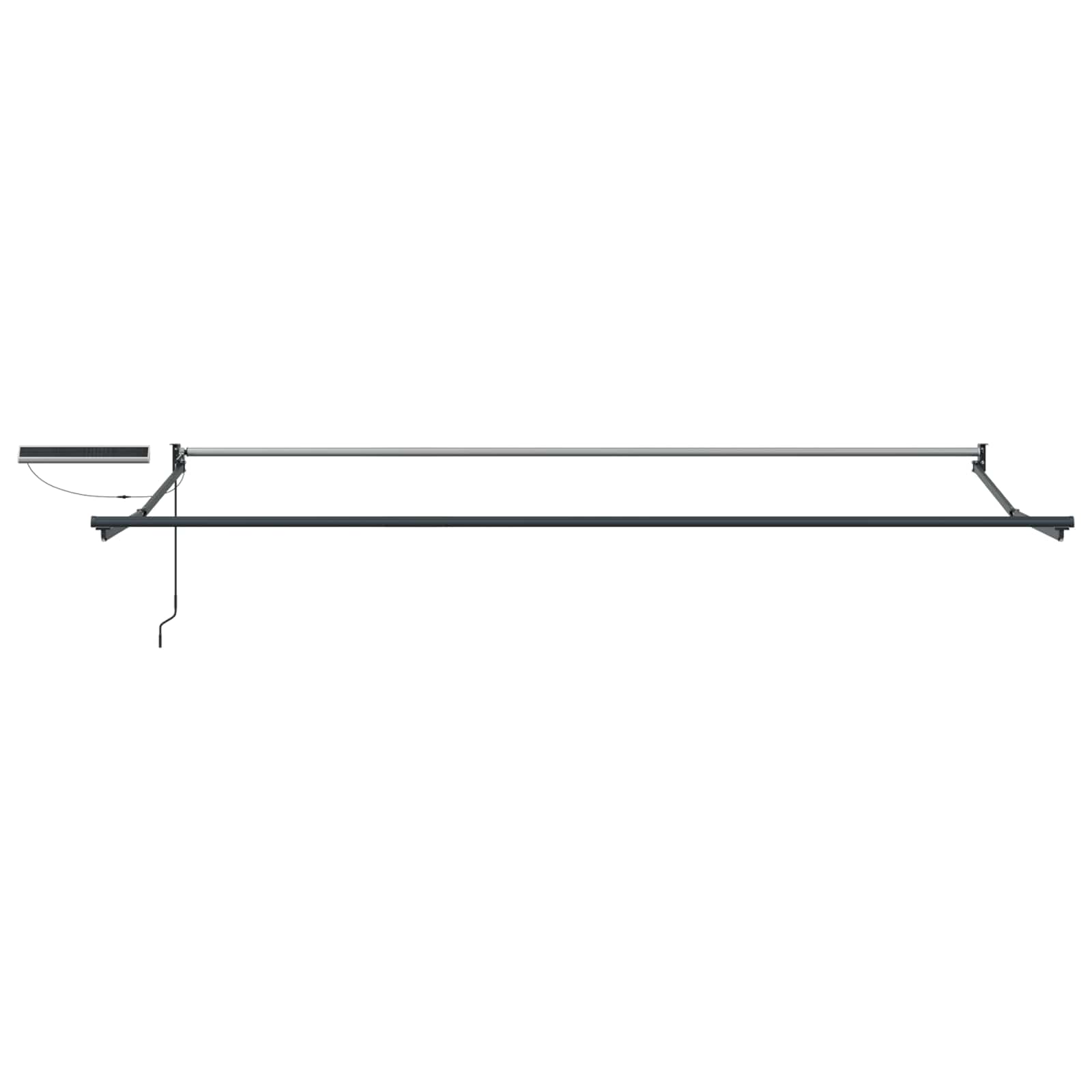 Električna retraktabilna tenda Žuta, Siva, Antracit 5 x 3 m