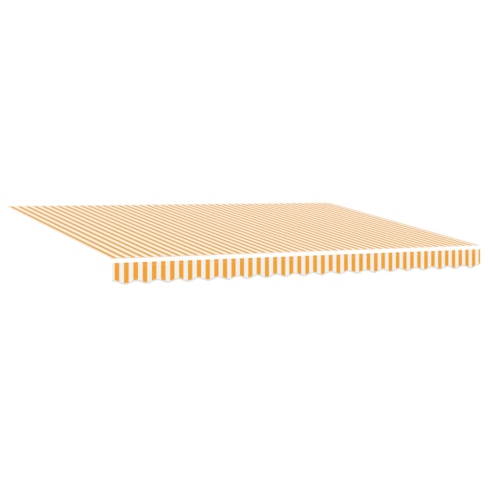 Ručni okvir tende s LED-ima Žuta i bijela 4 x 2 m