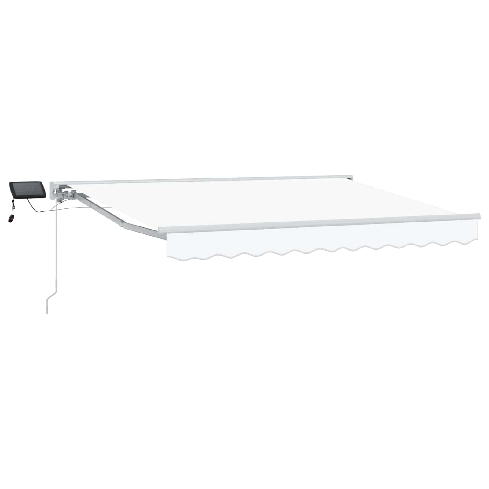 Ručni okvir tende s LED-ima Bijeli 3,5 x 2,5 m
