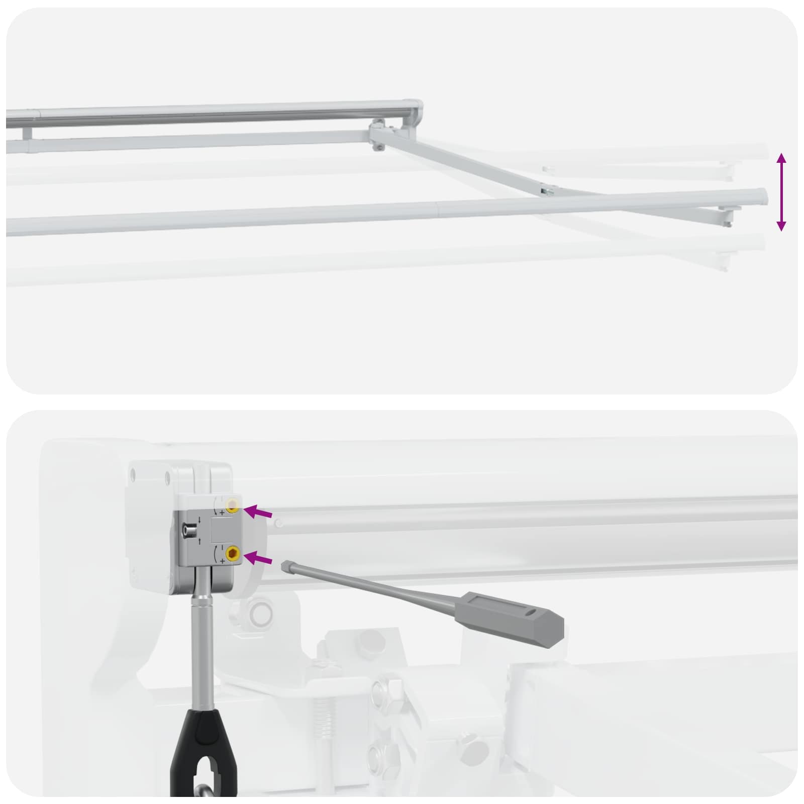 Električna retraktabilna tenda Antracit i bijelo 3 x 2,5 m