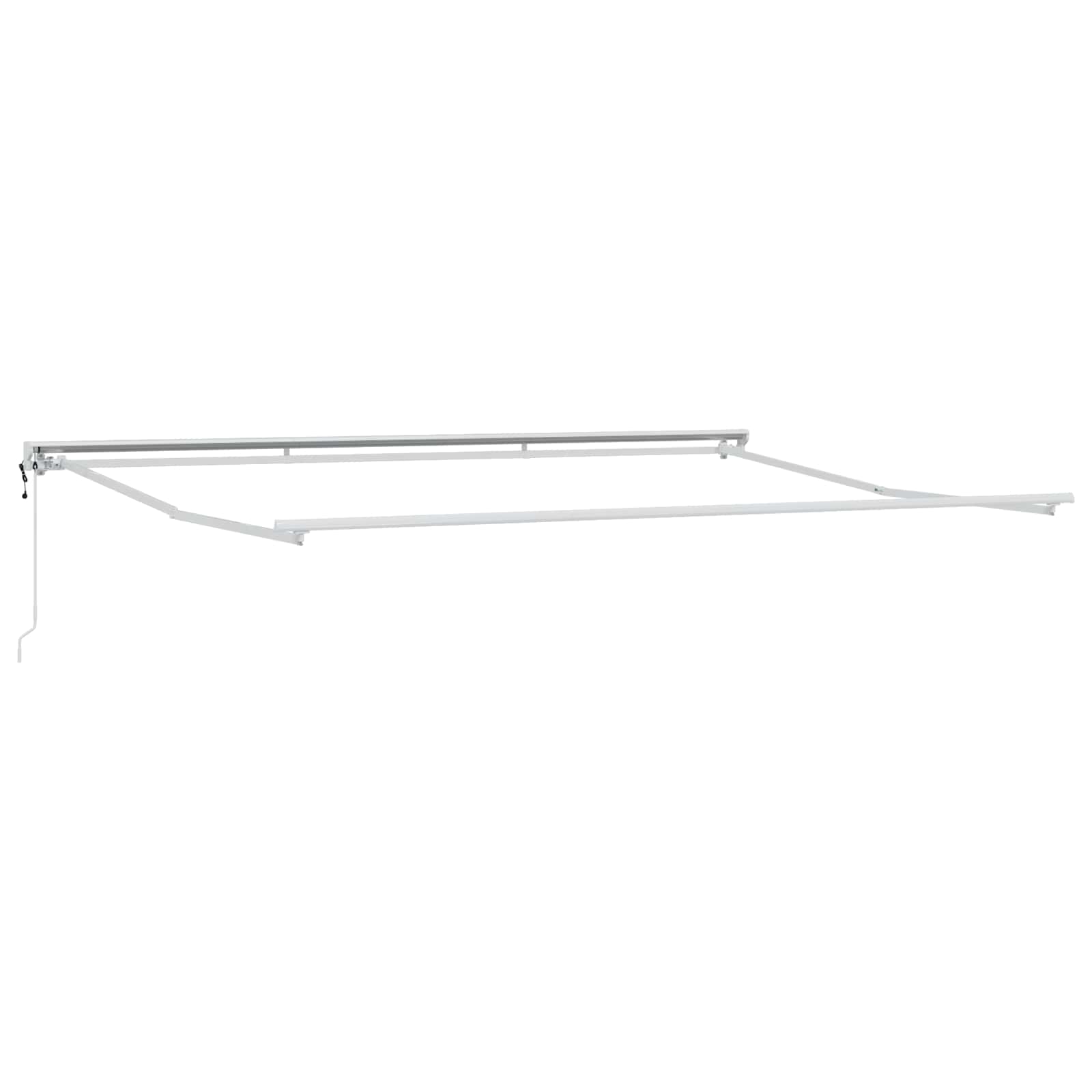 Električna retraktabilna tenda Plava i bijela 4 × 3,5 m