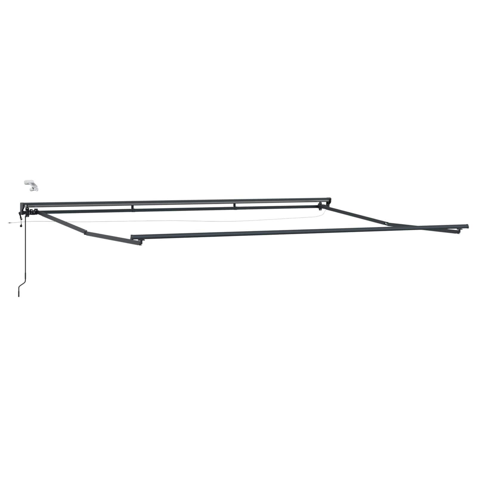 Električna retraktabilna tenda 4 x 2 m Poliester s PU premazom