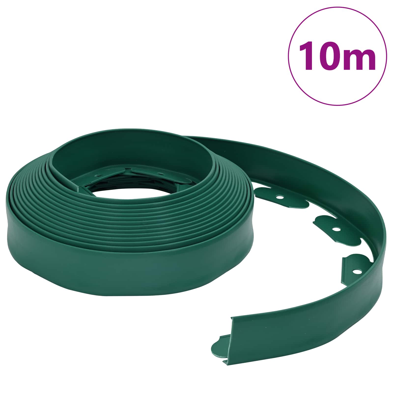 Rubnjaci za travnjak Zelena 1000 x 4 x 5 cm Plastika