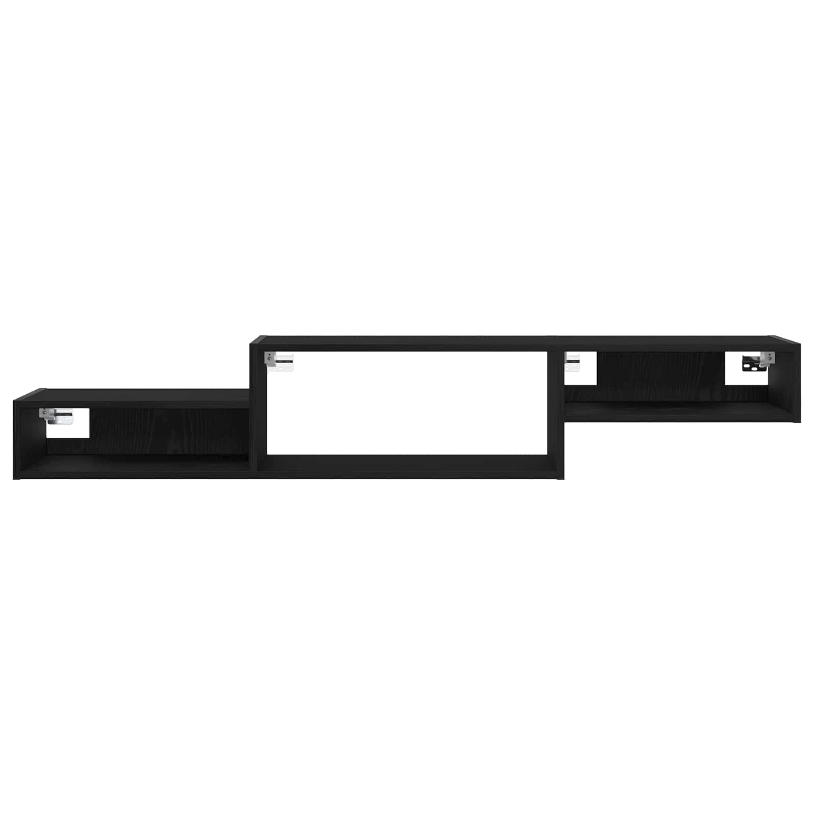 TV ormar za montažu na zid Zidna montaža Crni hrast