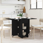 Blagovaonski stol 115 x 70 x 75 cm Konstruirano drvo Crni hrast