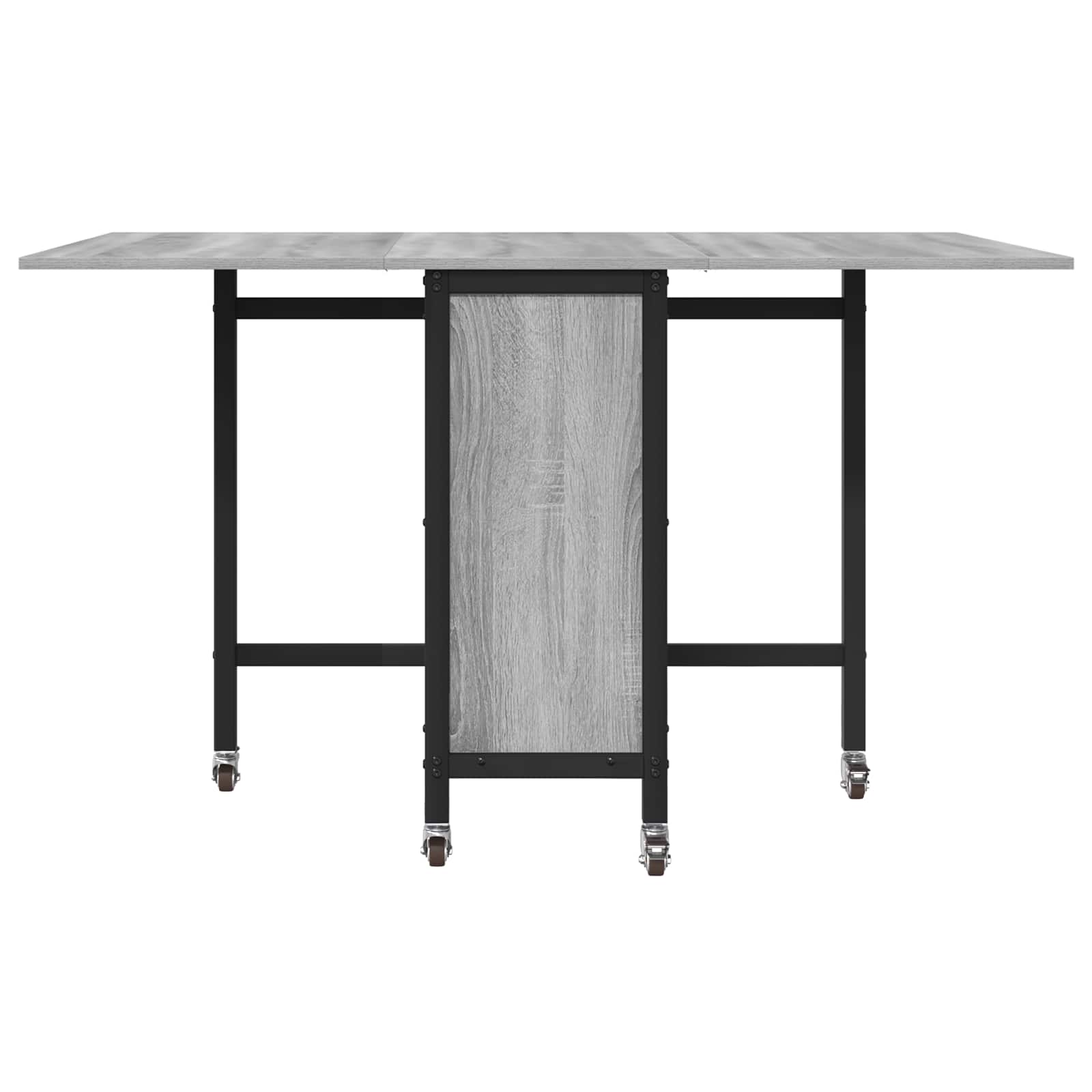 Sklopivi blagovaonski stol s kotačićima 130 x 80 x 76,5 cm