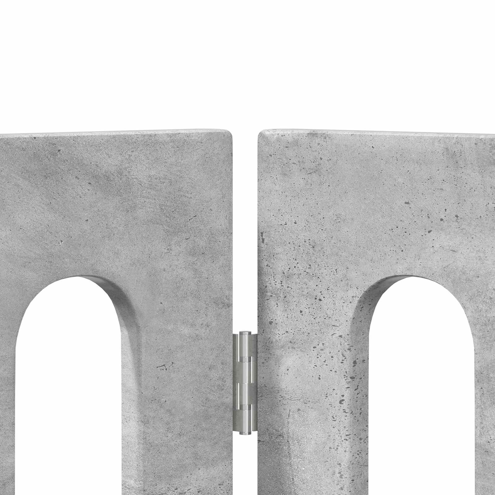 Preklopna ogradica za kućne ljubimce 4 pcs Betonsko Siva