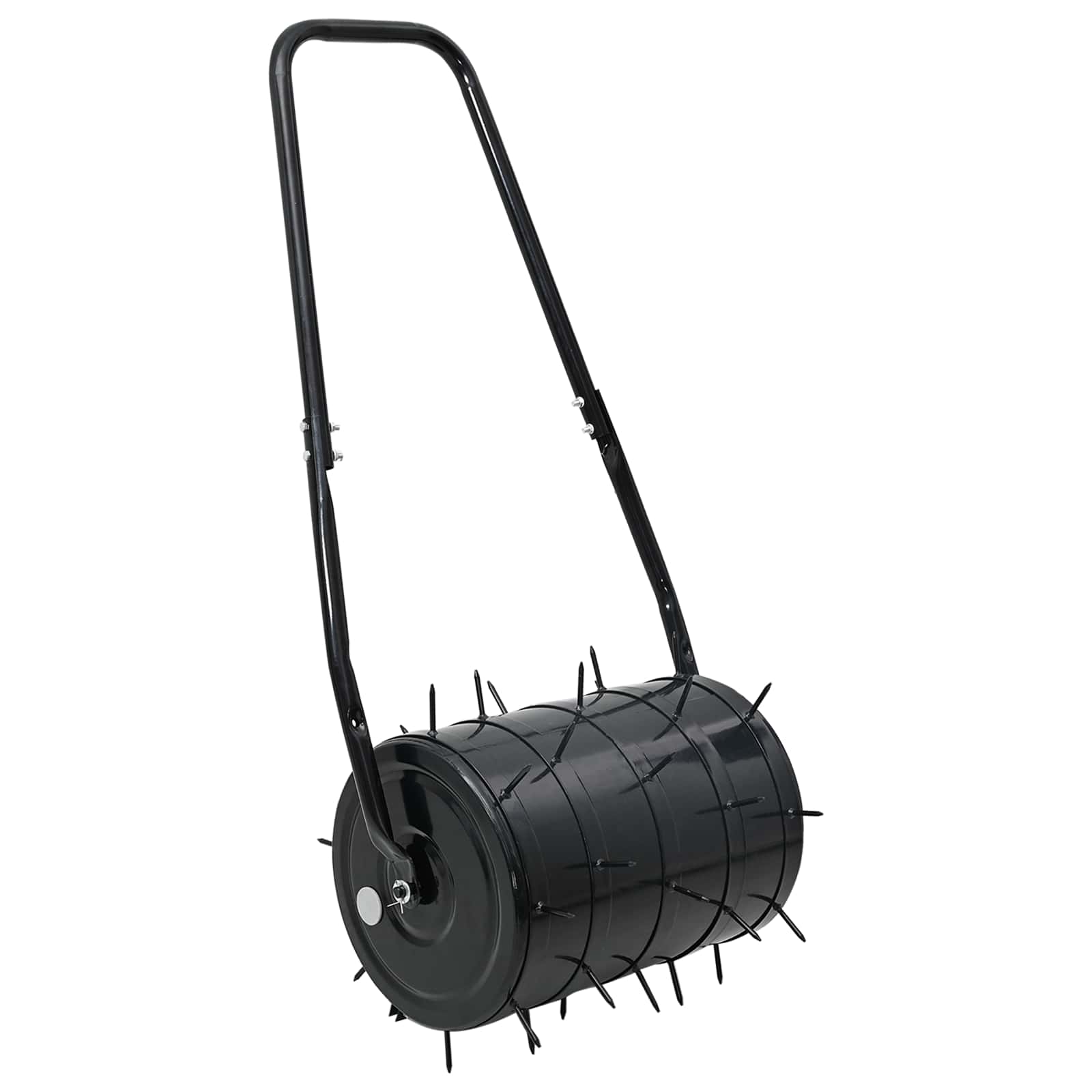 Valjak za travu s kuku i aeratorima Crna 110 x 52 cm Željezo