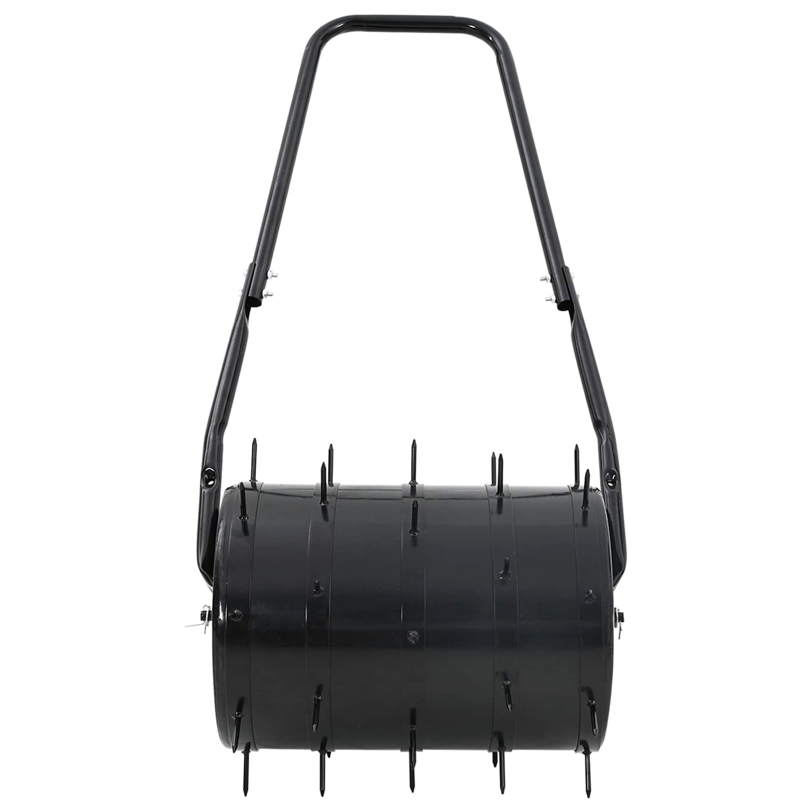 Valjak za travu s kuku i aeratorima Crna 110 x 52 cm Željezo
