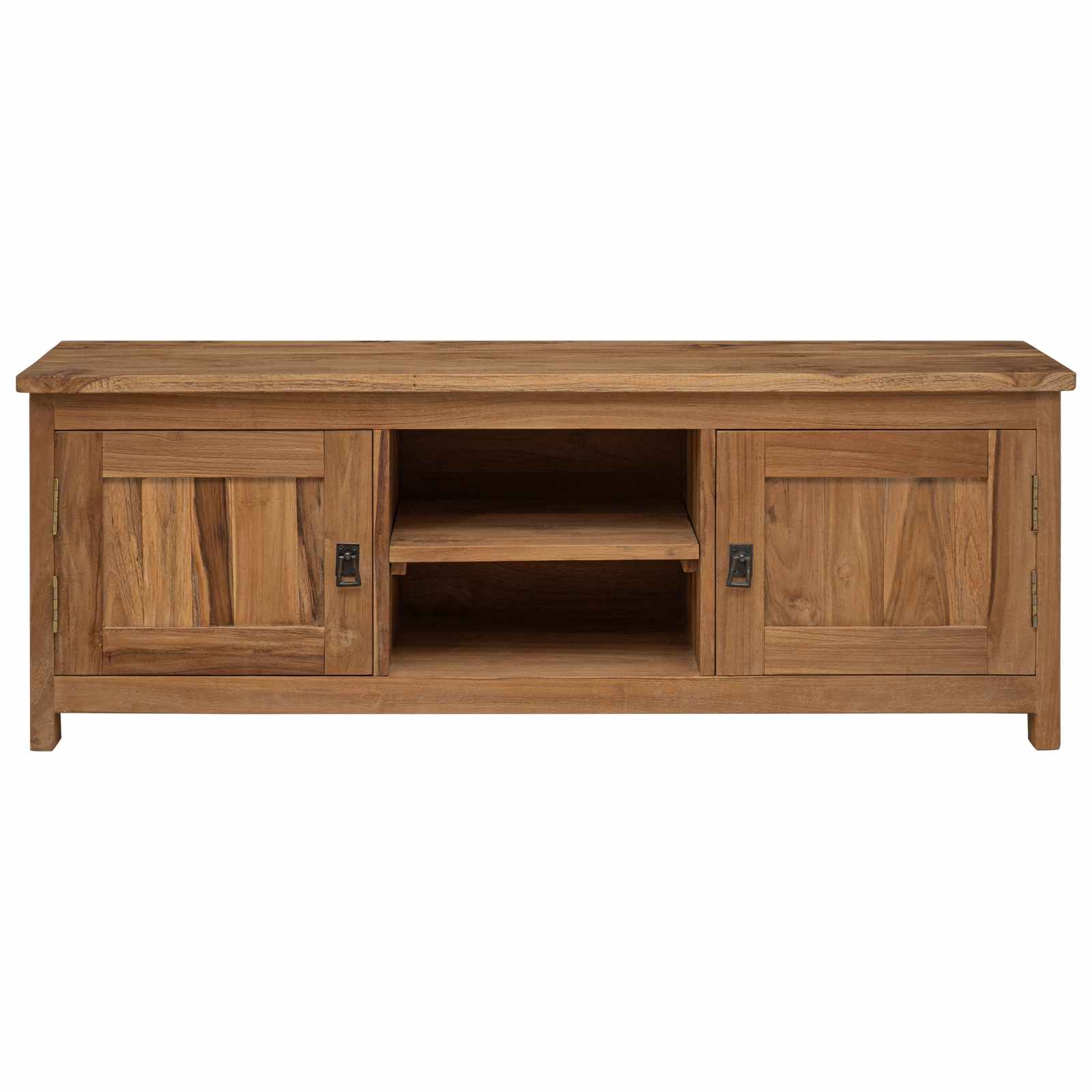TV komoda 110 x 30 x 40 cm Prirodna Čvrsto teak drvo