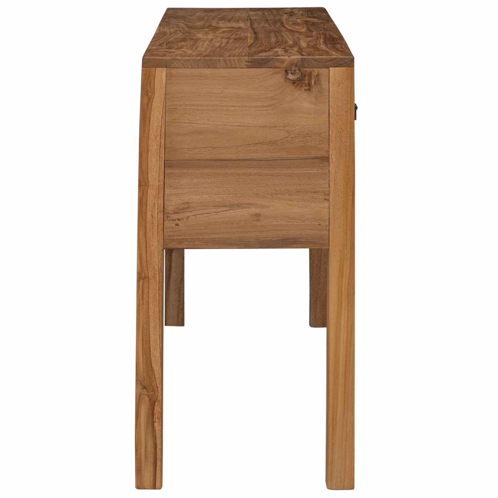 Kreveta Prirodna 110 x 35 x 75,5 cm Čvrsto teak drvo