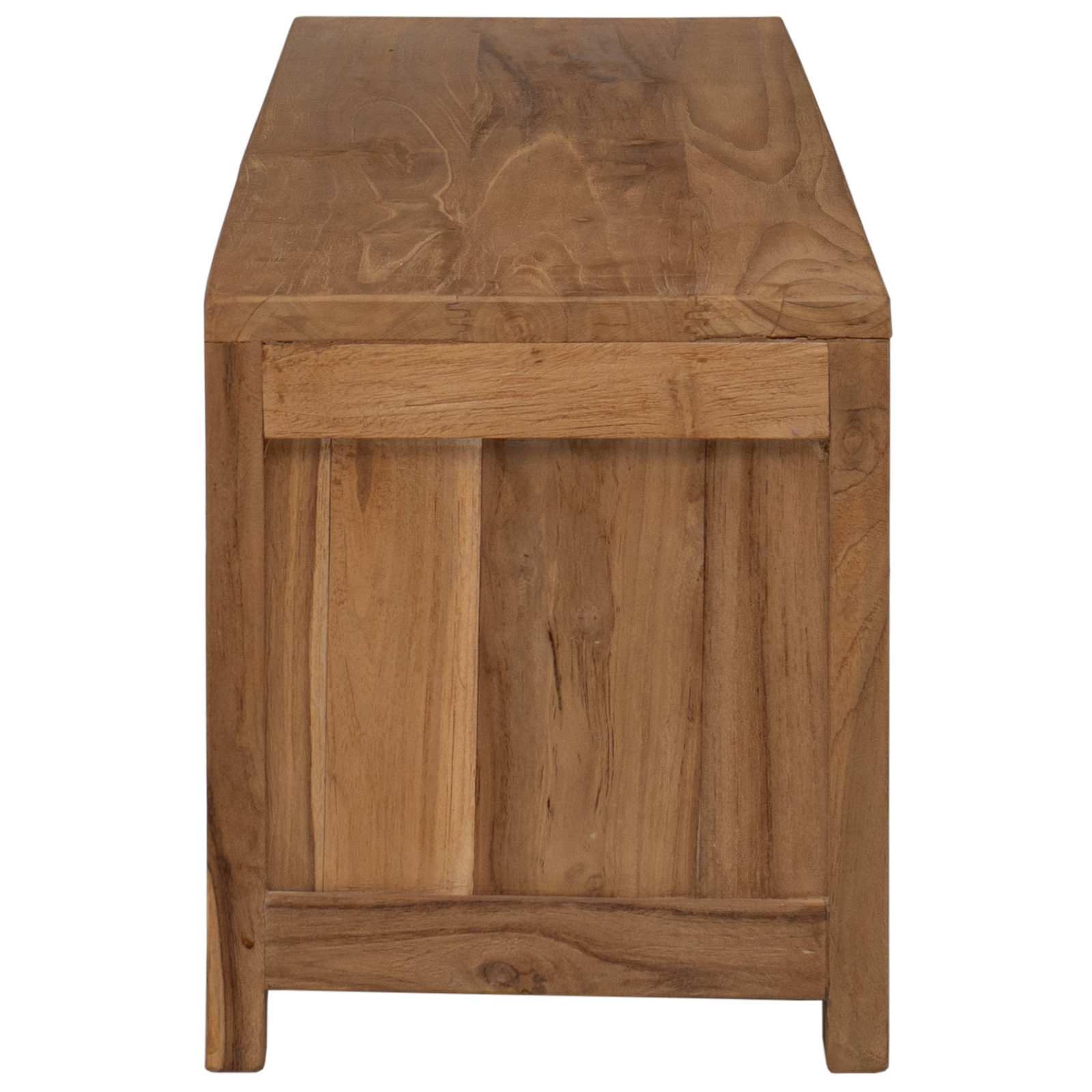 TV ormar 110 x 30 x 35 cm Prirodna Čvrsto teak drvo