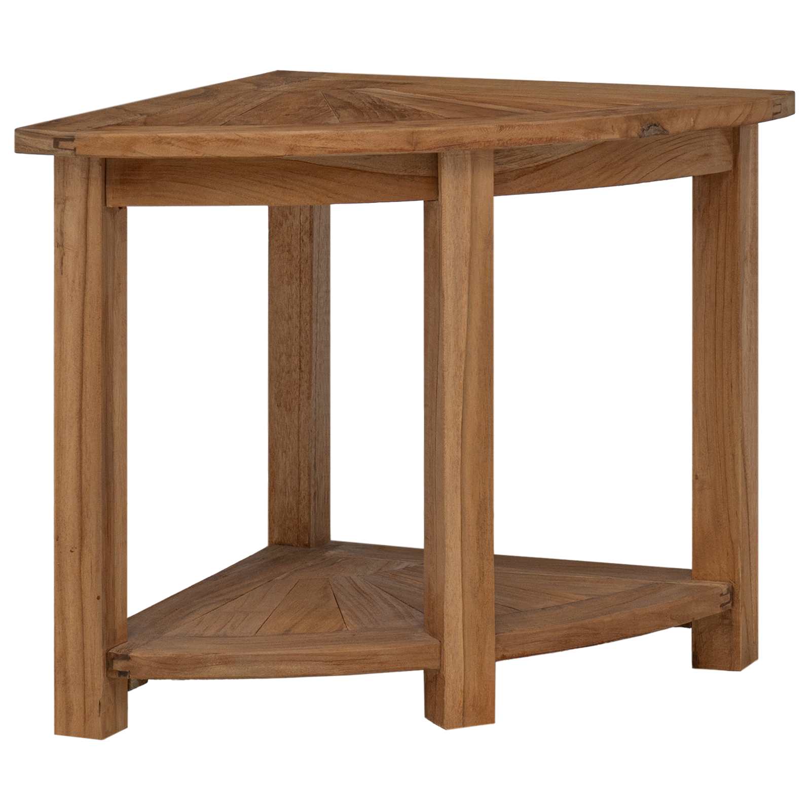 Stolić za kupatilo Prirodna 45 x 45 x 46 cm Čvrsto teak drvo