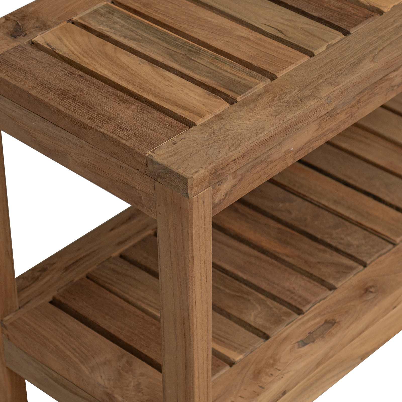Bočni stol za kupaonicu s pohranom Prirodna 60 x 30 x 45 cm