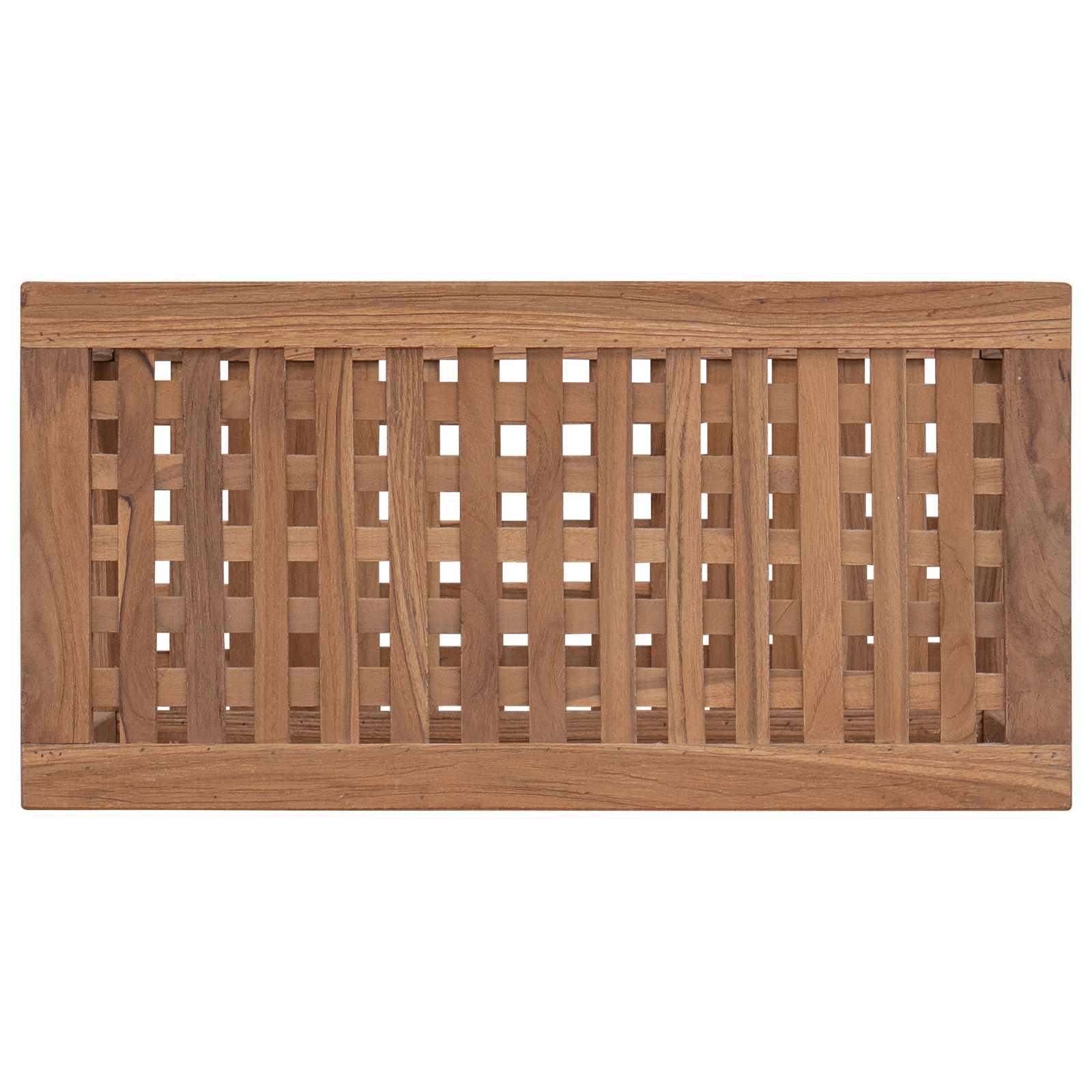 Stolić za kupatilo Prirodna 60 x 30 x 45 cm Čvrsto teak drvo