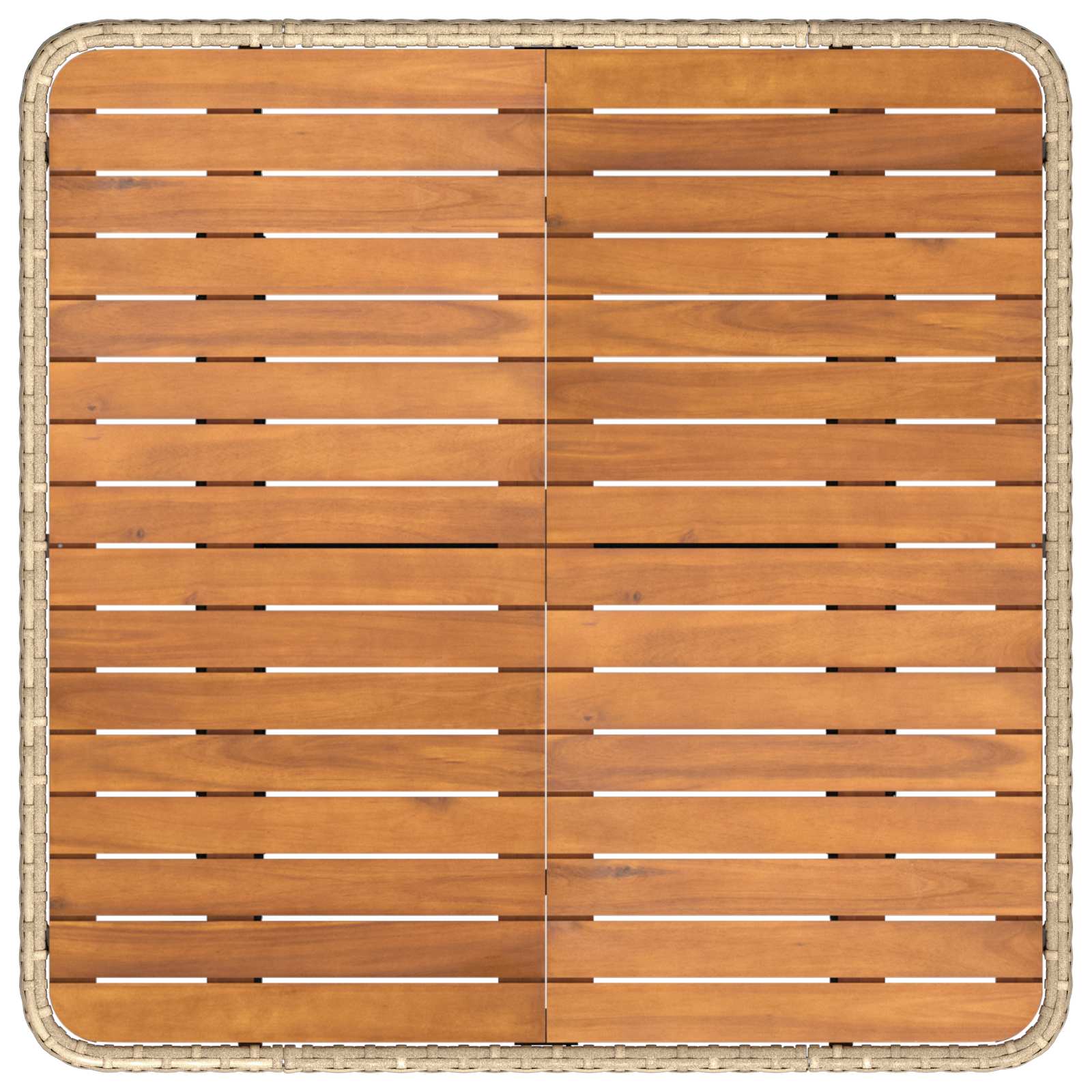 Setovi namještaja s jastukom 7 pcs Bež i krema PE ratan