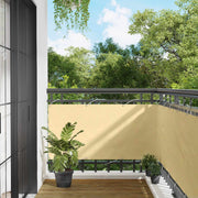 Balcony ekran 75 x 200 cm PU prekriveni oksford alu