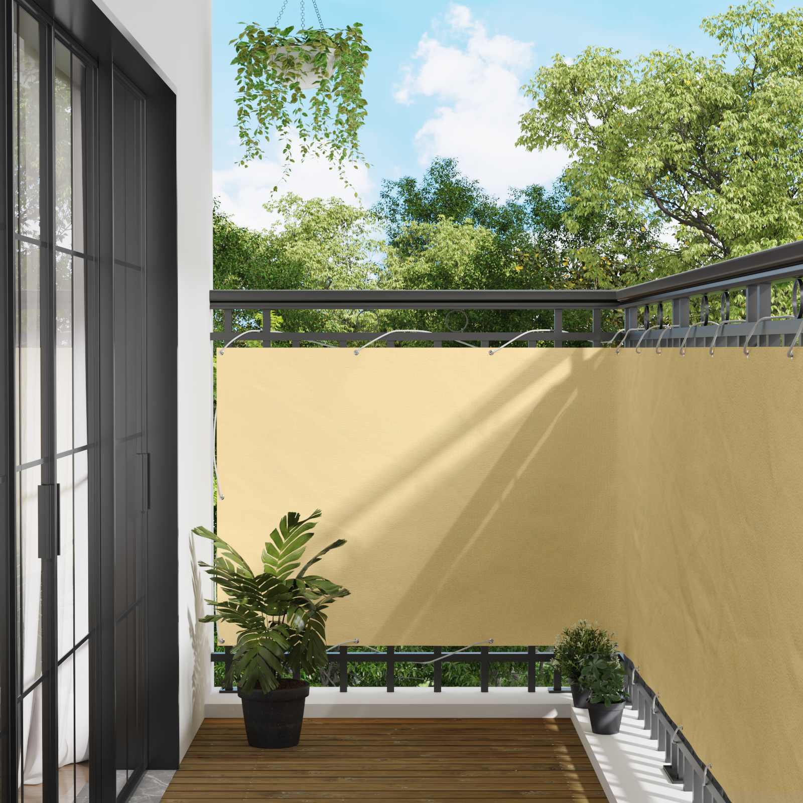 Balcony ekran Pijesak 110 x 700 cm Oxford tkanina