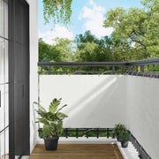 Balcony ekran Bijeli 100 x 1000 cm Oxford tkanina