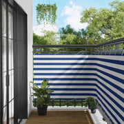 Balcony ekran Plava i bijela 110 x 200 cm Oxford tkanina
